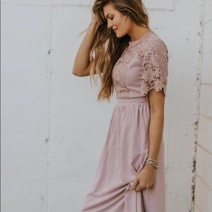**$20 SALE** Roolee Dusty Mauve Maxi